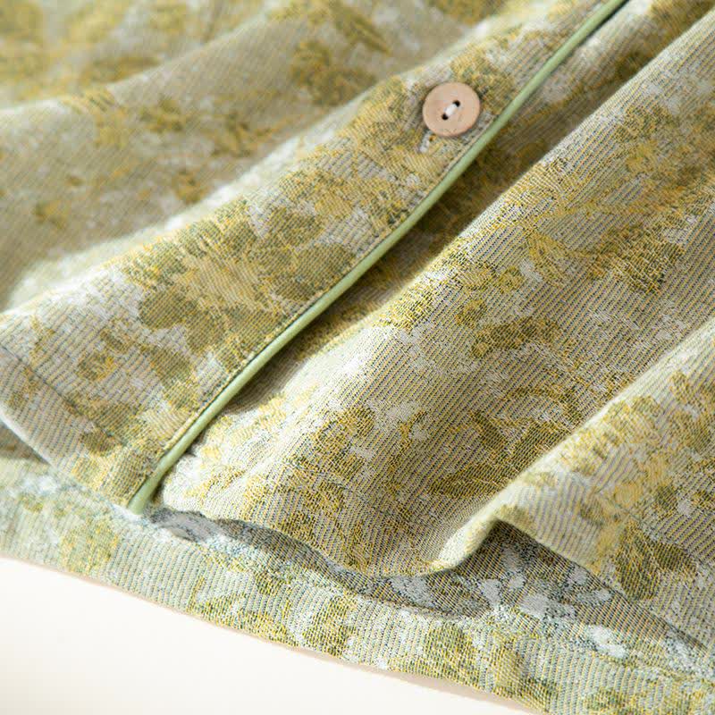 Ownkoti Pastoral Leaf Cotton Gauze Loungewear Set - image 7