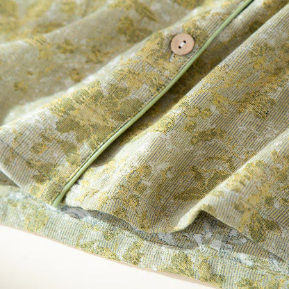 Ownkoti Pastoral Leaf Cotton Gauze Loungewear Set - image 7