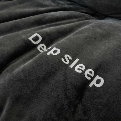 Letter Printed Fluffy Plush Warm Blanket - image 10