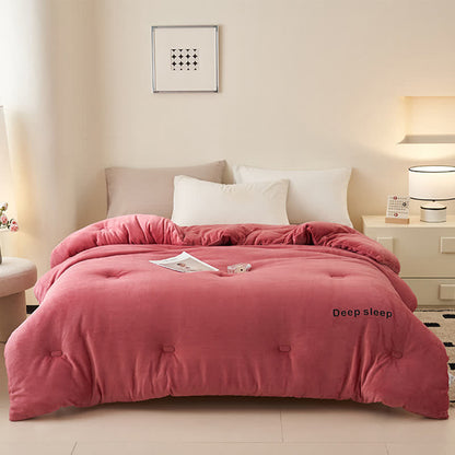 Letter Printed Fluffy Plush Warm Blanket - image 11