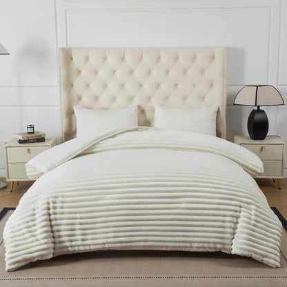 Solid Color Ribbed Plush Blanket - image 19