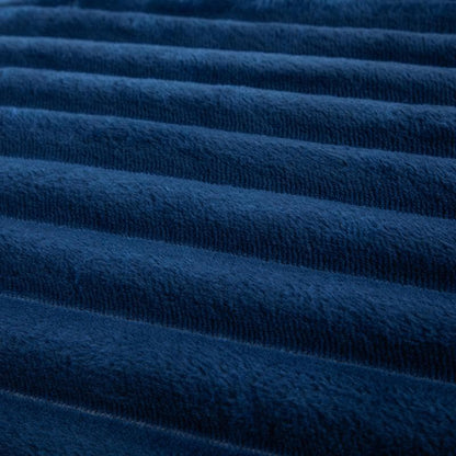 Solid Color Ribbed Plush Blanket - image 8