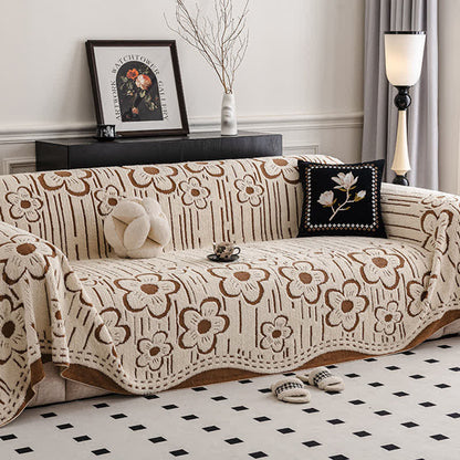 Floral Plush Sofa Throw Blanket - image 7