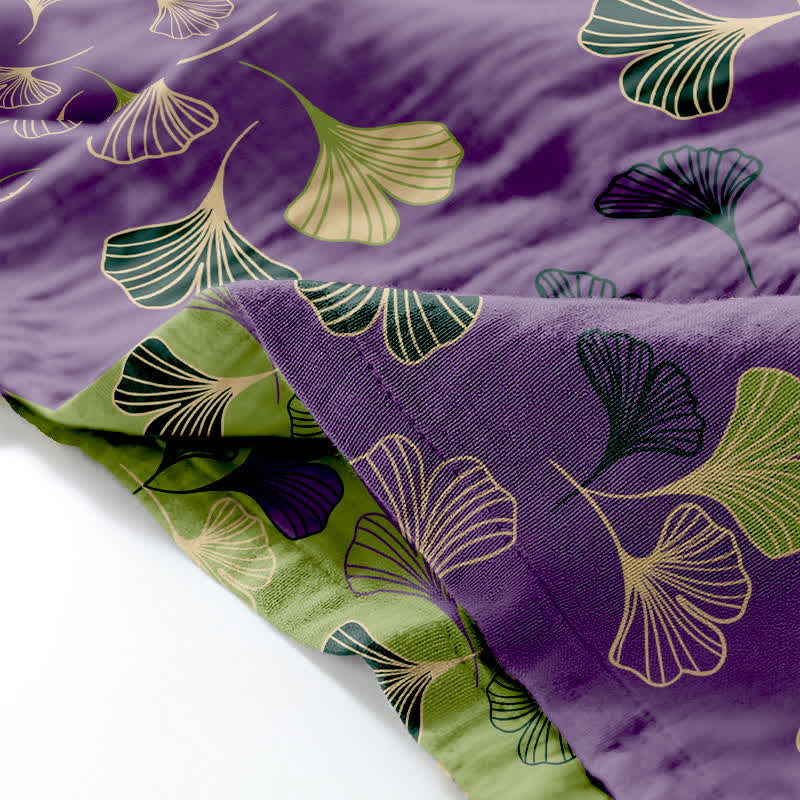 Ownkoti Ginkgo Cotton Gauze Kimono Loungewear Set - image 34