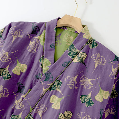 Ownkoti Ginkgo Cotton Gauze Kimono Loungewear Set - image 33