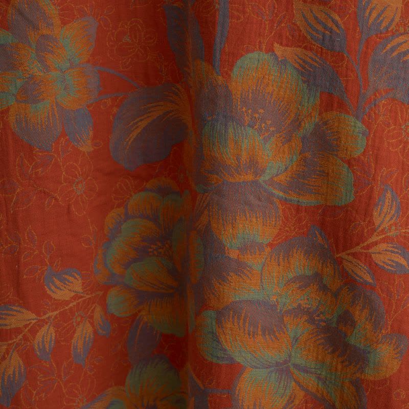 Vintage Peach Blossom Cotton Gauze Nightdress - image 12