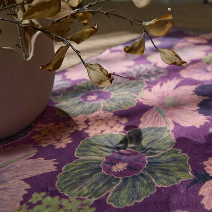 Ownkoti Vintage Botanical Foldable Anti-slip  Area Rug - image 6