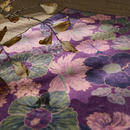 Ownkoti Vintage Botanical Foldable Anti-slip  Area Rug - image 4