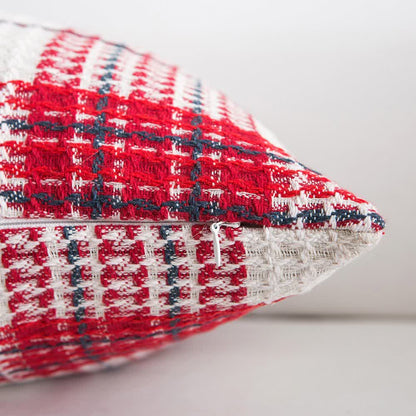 Modern Plaid Jacquard Decorative Pillowcase - image 5