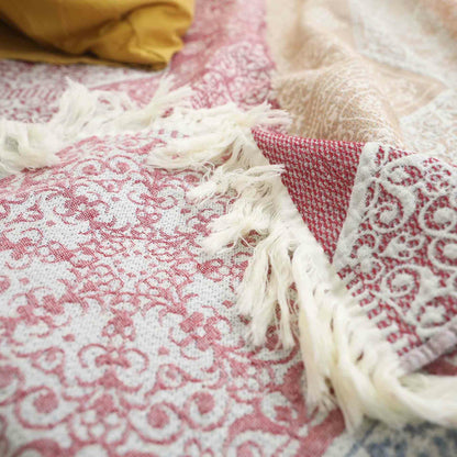 Ethnic Pattern Natural Cotton Gauze Quilt - image 3
