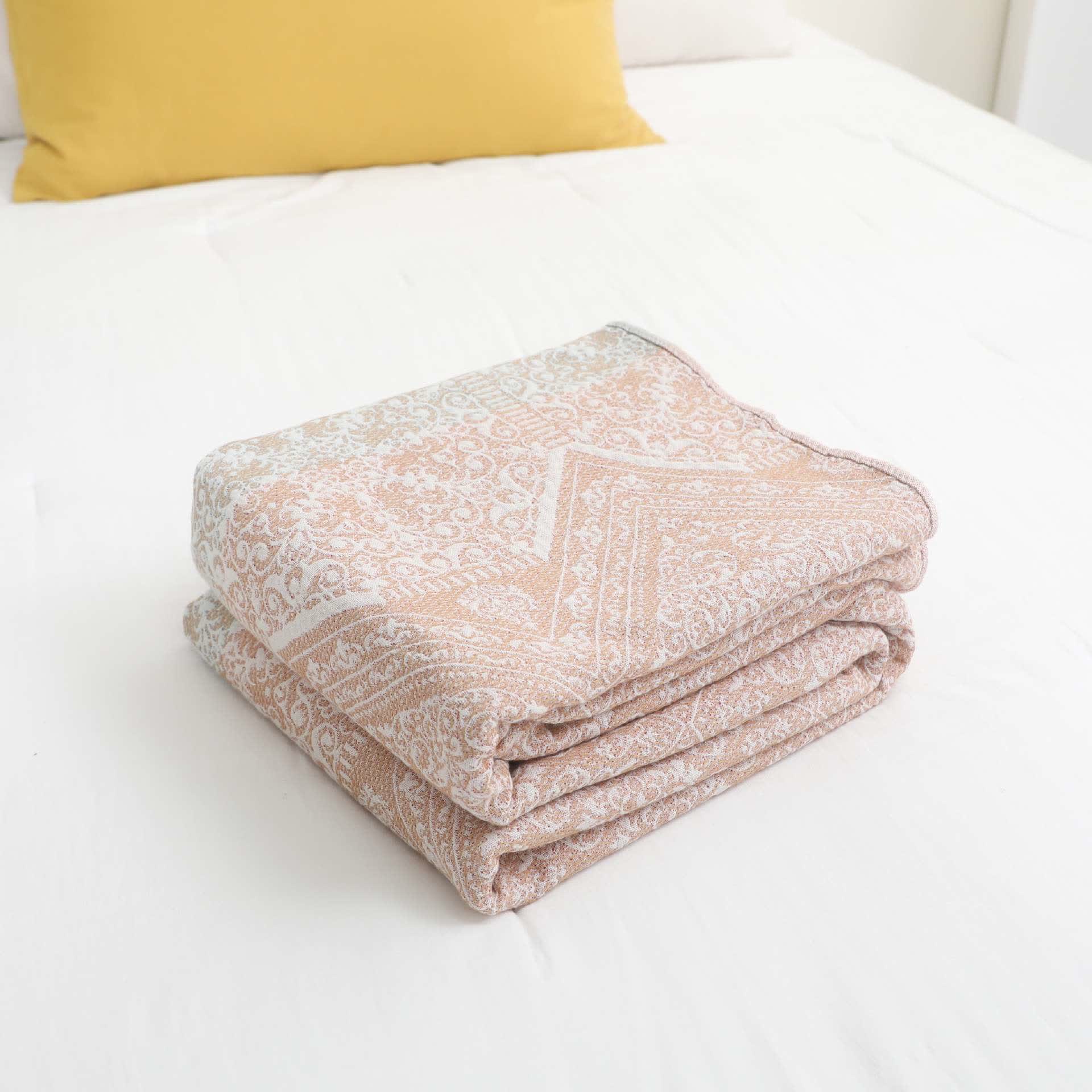Ethnic Pattern Natural Cotton Gauze Quilt - image 2
