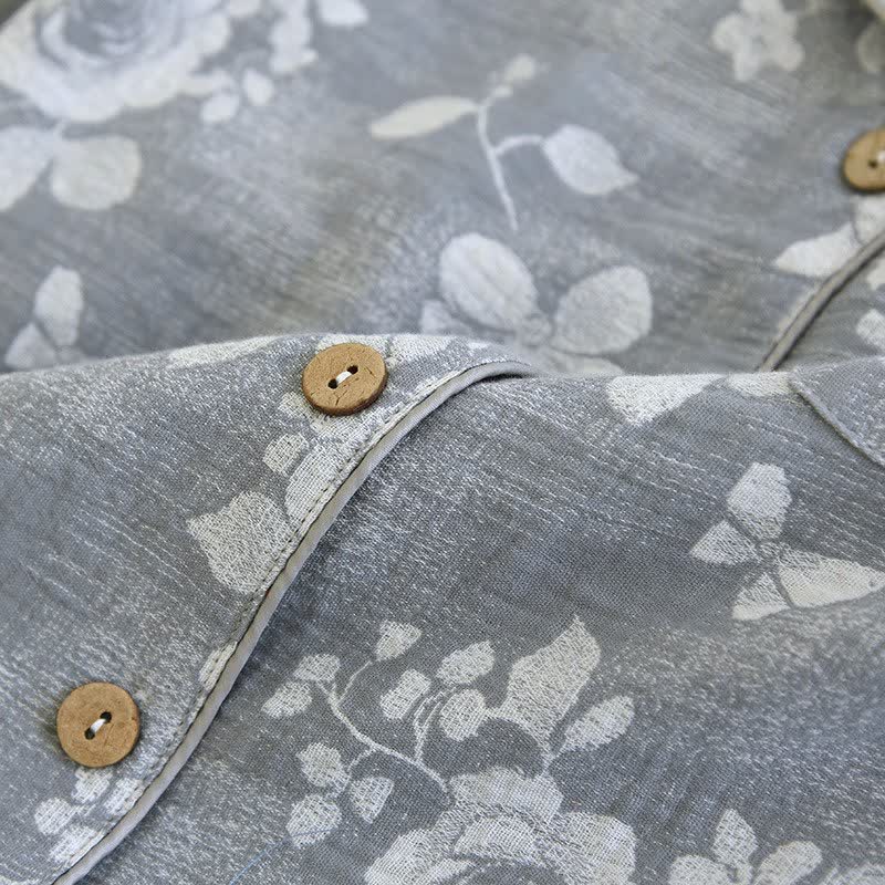 Grey Rose Natural Cotton Loungewear Set - image 5