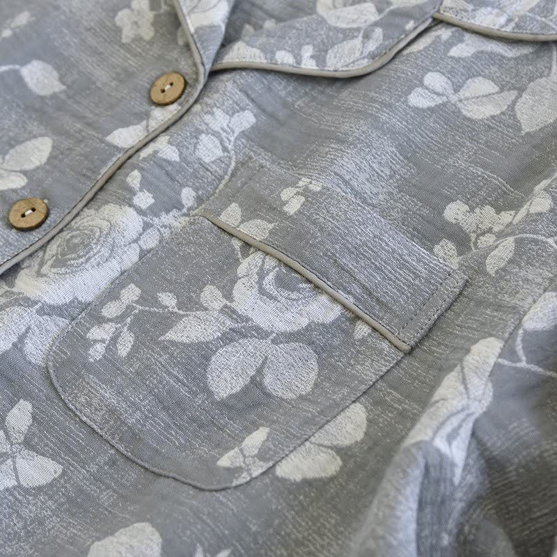 Grey Rose Natural Cotton Loungewear Set - image 4