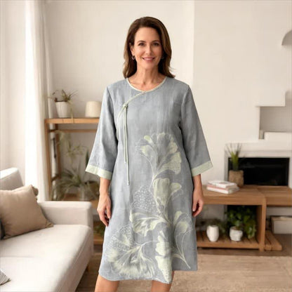 Ginkgo Leaf Inspired Cotton Gauze Nightdress - image 6