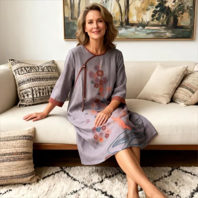 Cherry Blossom Inspired Cotton Gauze Nightdress - image 2