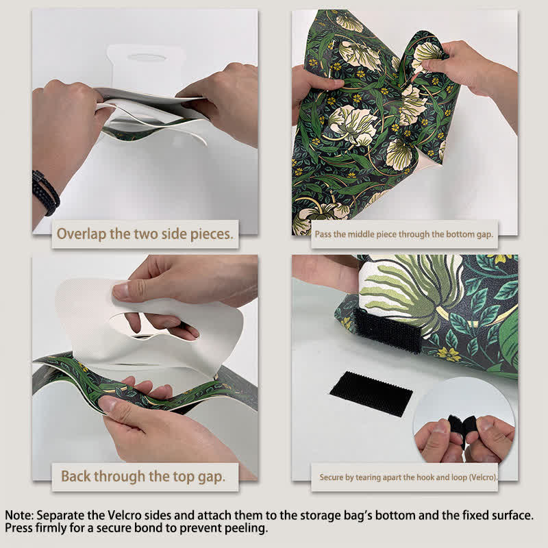 Retro Floral Vine Detachable Storage Bin - image 4