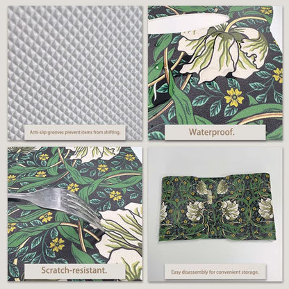 Floral Bird Waterproof Leather Storage Bin - image 6