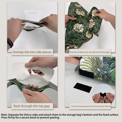 Floral Bird Waterproof Leather Storage Bin - image 7