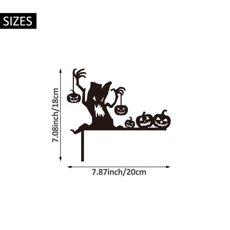 Haunted Tree Pumpkin Door Corner Decoration - image 2