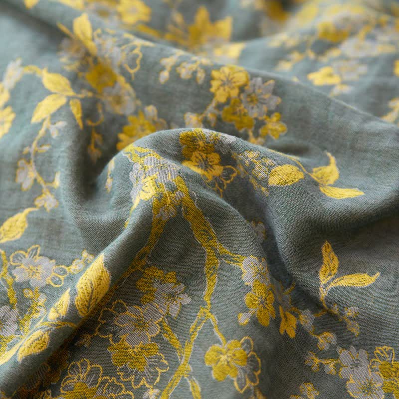 Ownkoti Plum Blossom Jacquard Cotton Gauze Bedding - image 8