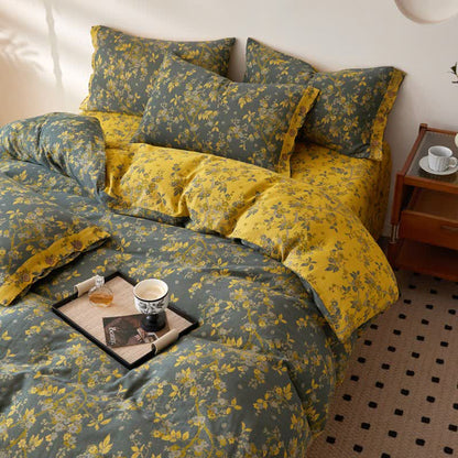 Ownkoti Plum Blossom Jacquard Cotton Gauze Bedding - image 2