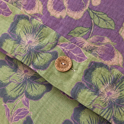 Ownkoti Peach Blossom Jacquard Cotton Gauze Bedding - image 4