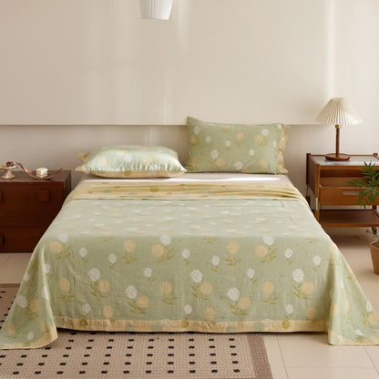 Ownkoti Pastel Rose Jacquard Cotton Gauze Bedding - image 6