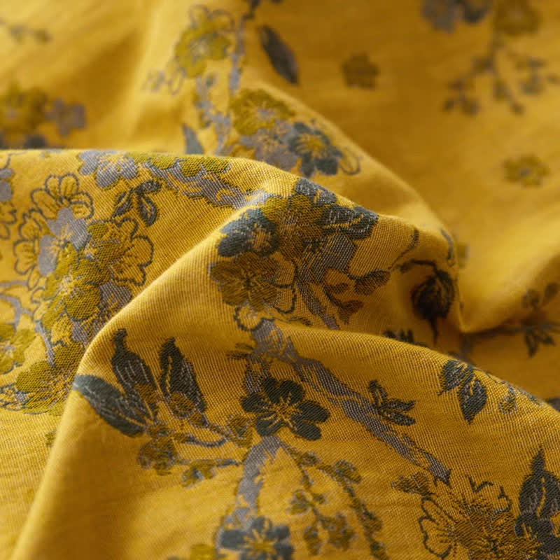 Plum Blossom Jacquard Cotton Gauze Bedding - image 9