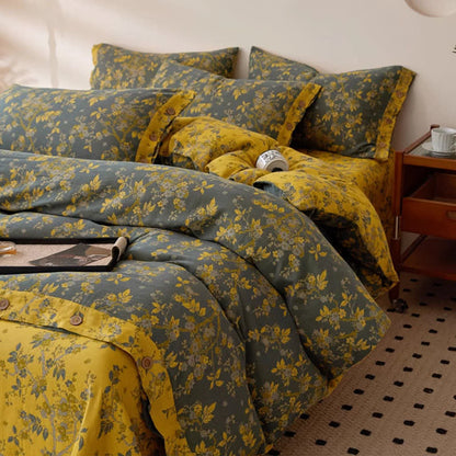 Ownkoti Plum Blossom Jacquard Cotton Gauze Bedding - image 3