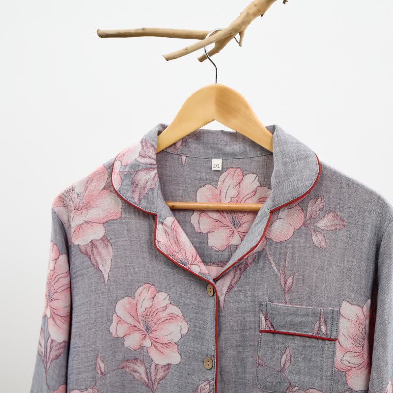 Pure Cotton Pink Floral Loungewear Set - image 4