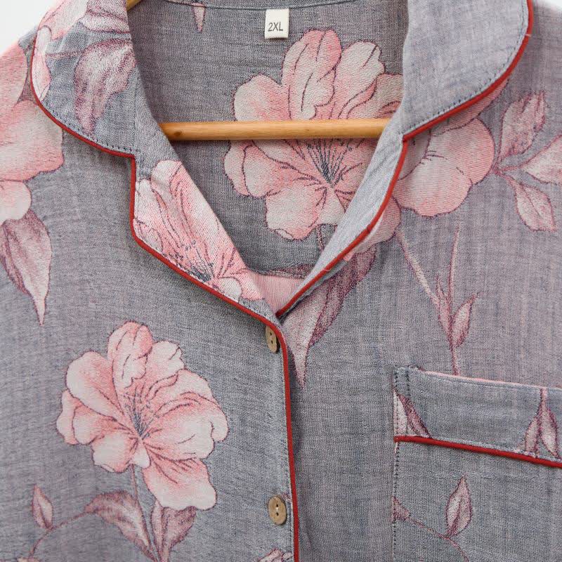 Pure Cotton Pink Floral Loungewear Set - image 3