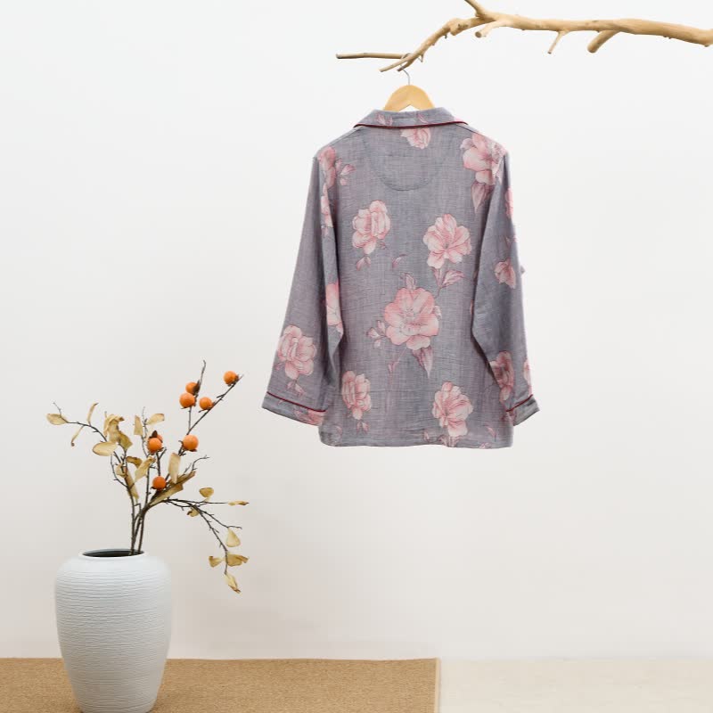 Pure Cotton Pink Floral Loungewear Set - image 2