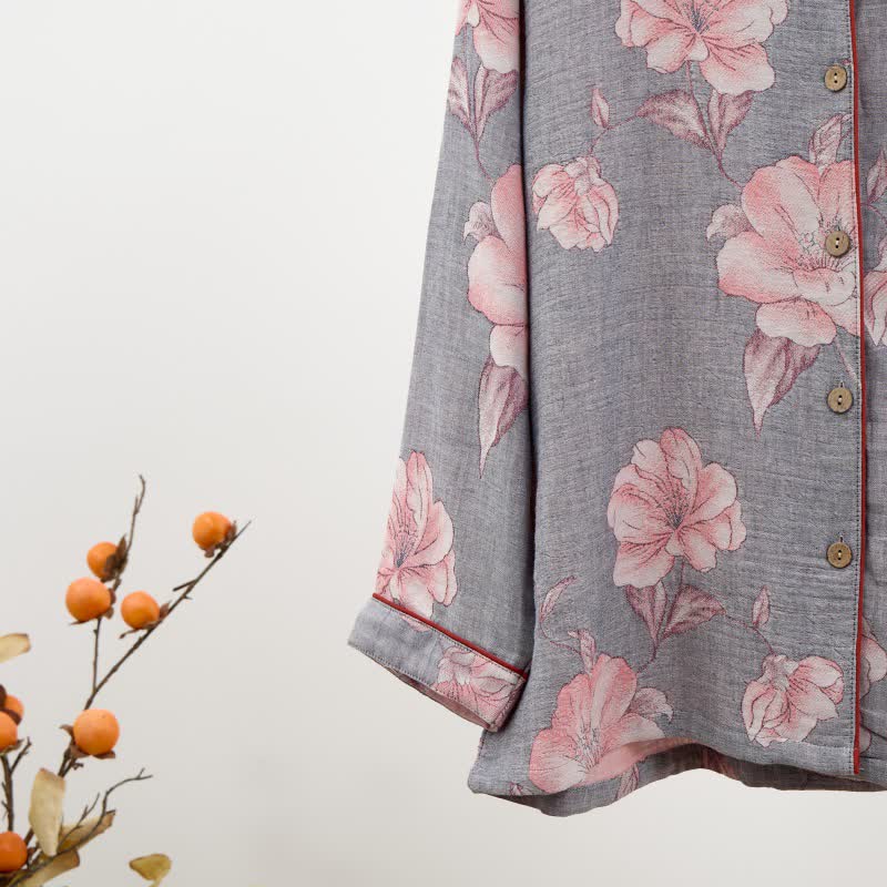 Pure Cotton Pink Floral Loungewear Set - image 5