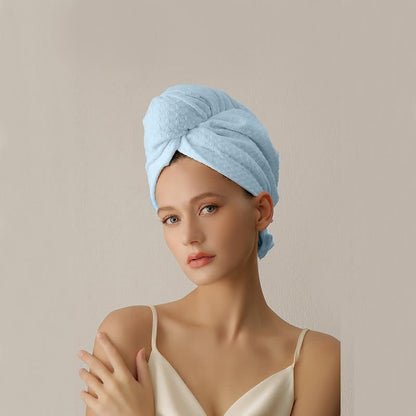 Waffle Absorbent Hair Drying Towel Wrap - image 10