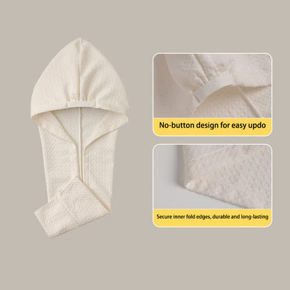 Waffle Absorbent Hair Drying Towel Wrap - image 7