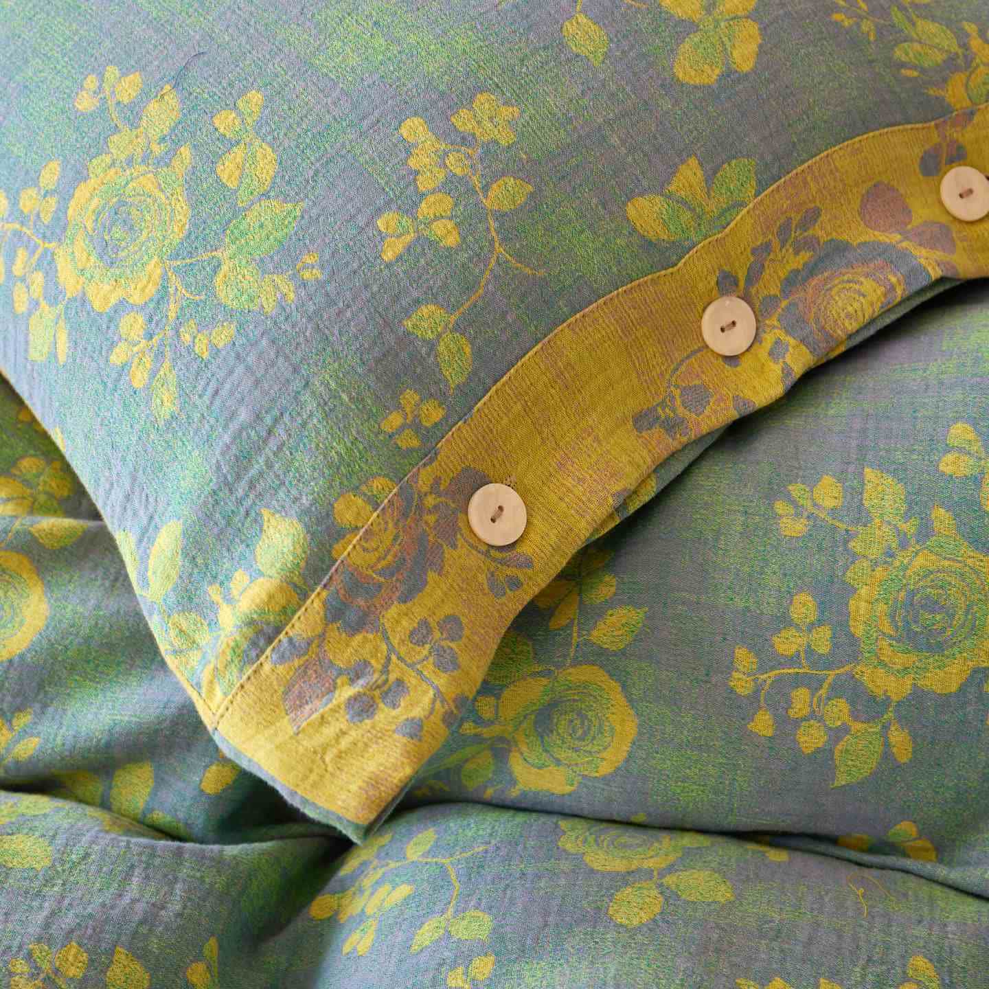 Rose Jacquard Cotton Gauze Sheet Bedspread - image 5