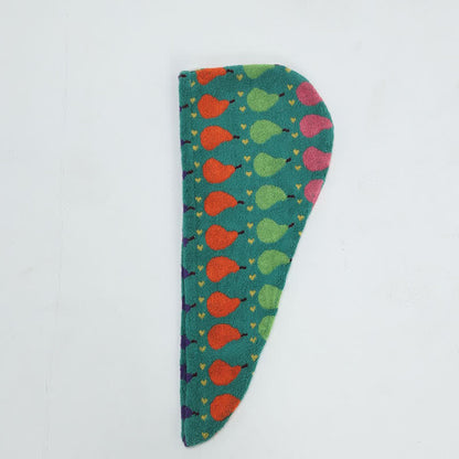 Cotton Rural Pear Hair Drying Towel Wrap - image 9