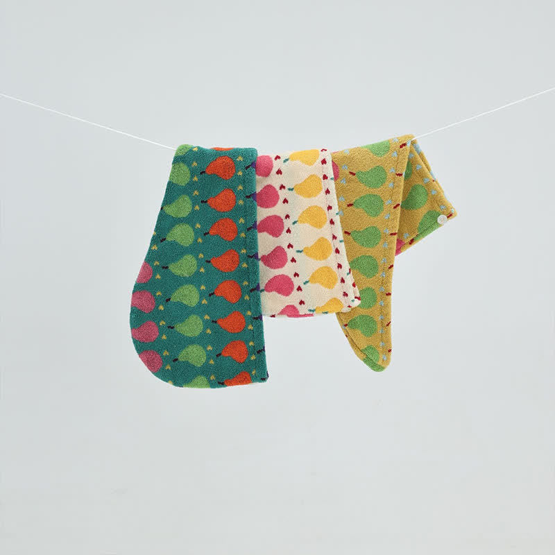 Cotton Rural Pear Hair Drying Towel Wrap - image 3