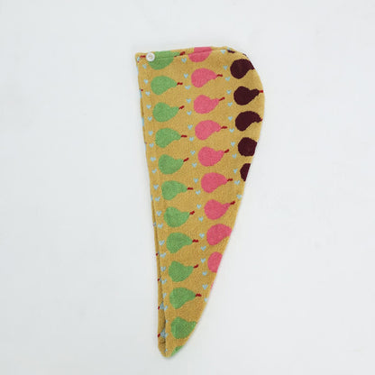 Cotton Rural Pear Hair Drying Towel Wrap - image 13