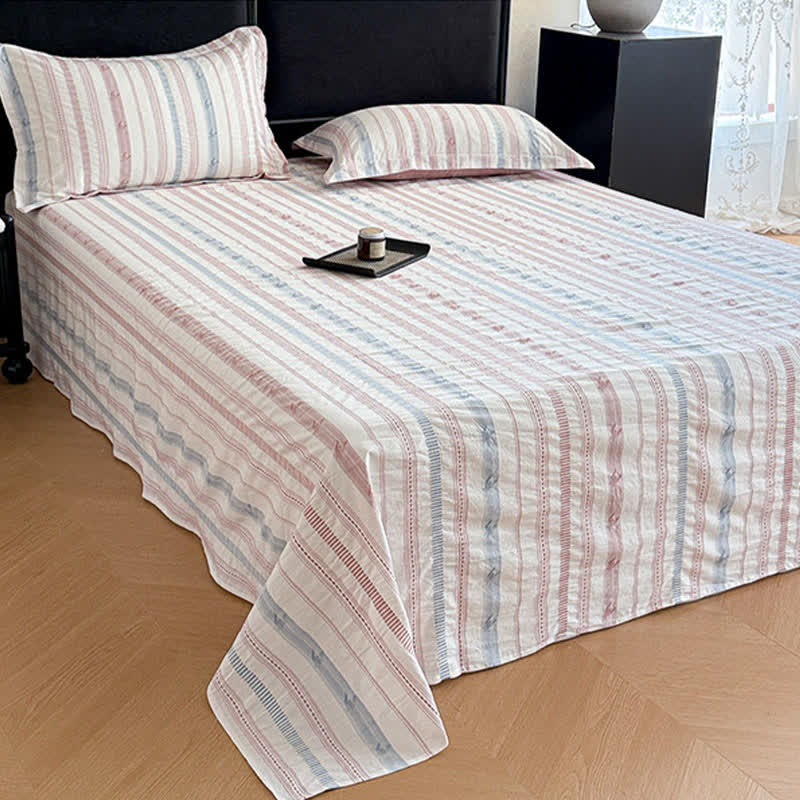 Striped Jacquard Pure Cotton Sheet Bedspread - image 4