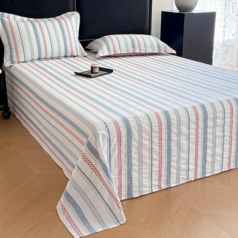 Plaid Jacquard Pure Cotton Sheet Bedspread - image 3