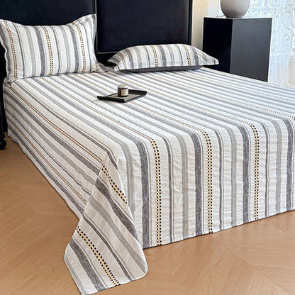 Plaid Jacquard Pure Cotton Sheet Bedspread - image 5