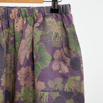 Peach Blossom Oriental Tassel Cotton Pajamas - image 4