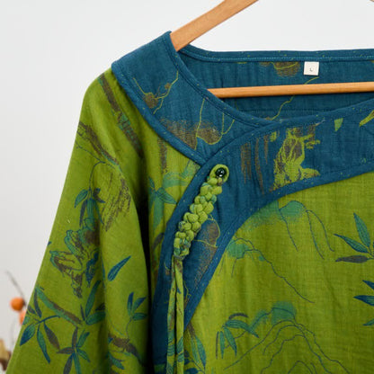 Ownkoti Bamboo Oriental Tassel Cotton Pajama Set - image 10