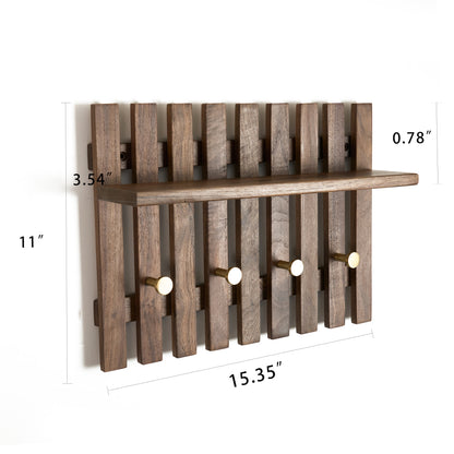 Premium Black Walnut Organization Wall Hook - image 10