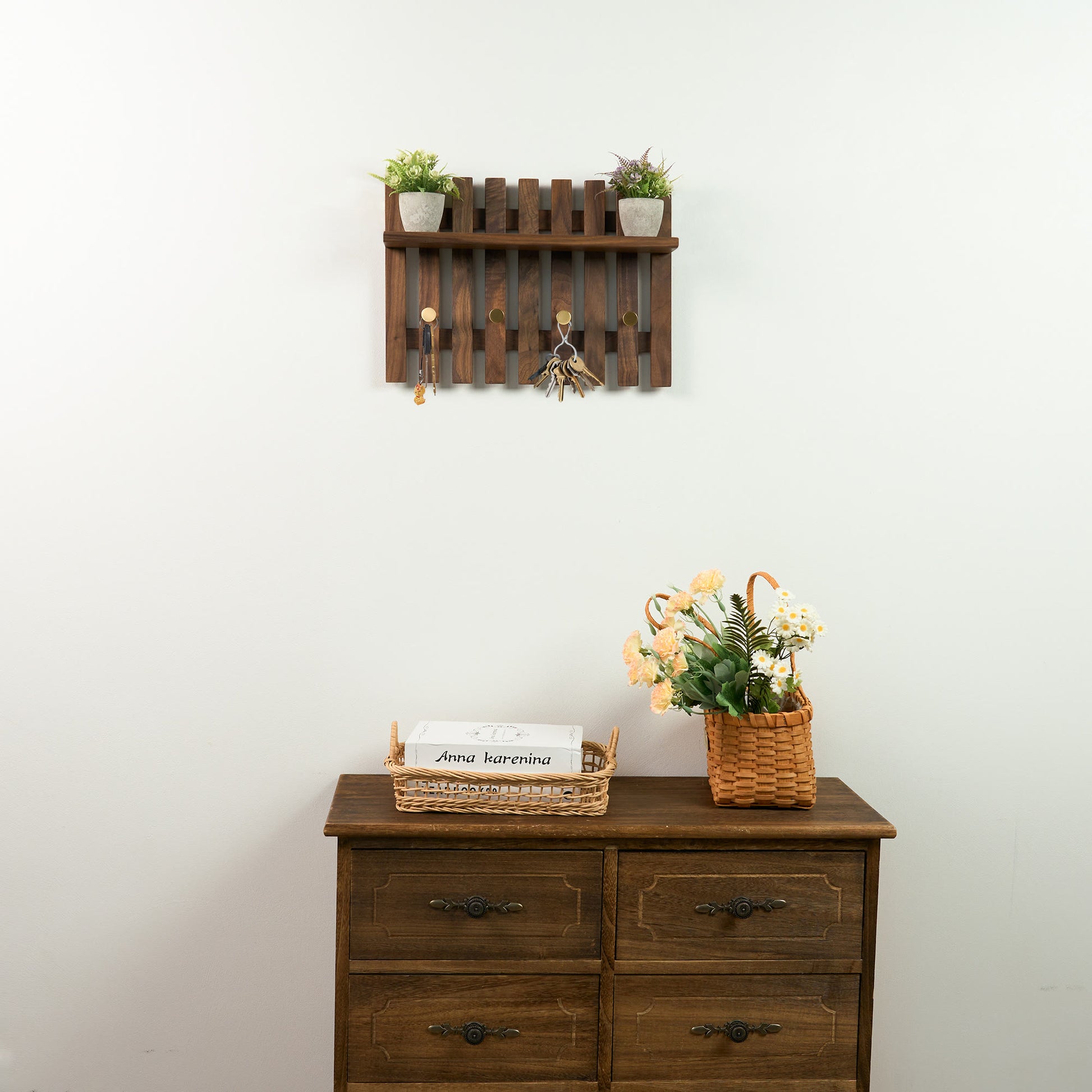 Premium Black Walnut Organization Wall Hook - image 1