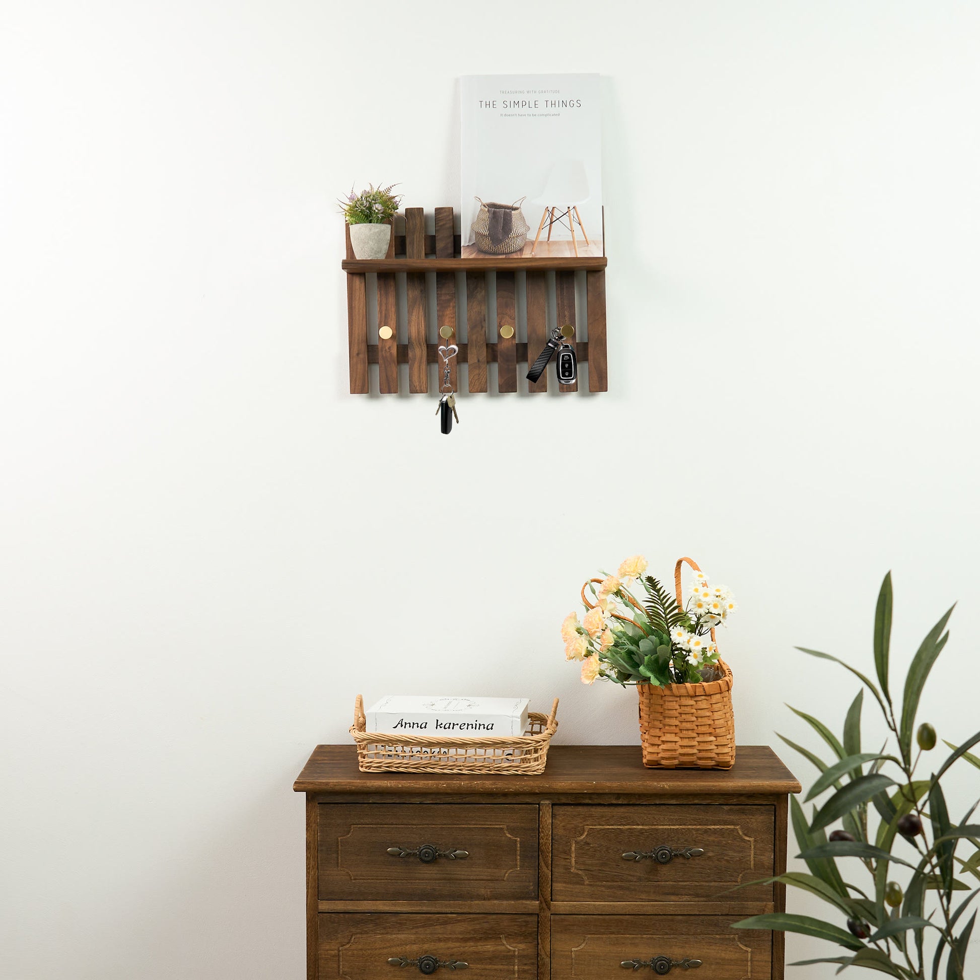 Premium Black Walnut Organization Wall Hook - image 4