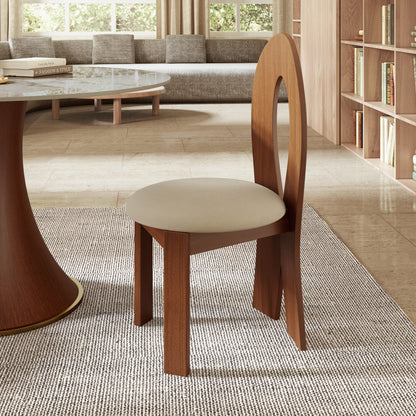 2x/4x/6x Hign-back Dining Chair With Velour Upholstery  - image 2