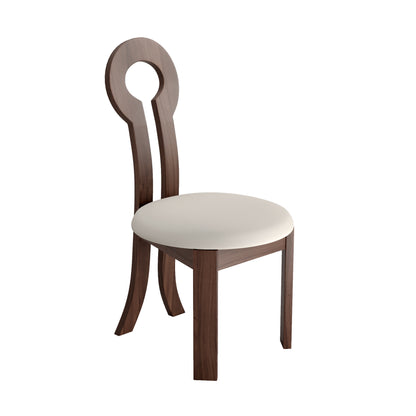 2x/4x/6x Key-shaped Solid Wood Dining Chairs - image 10