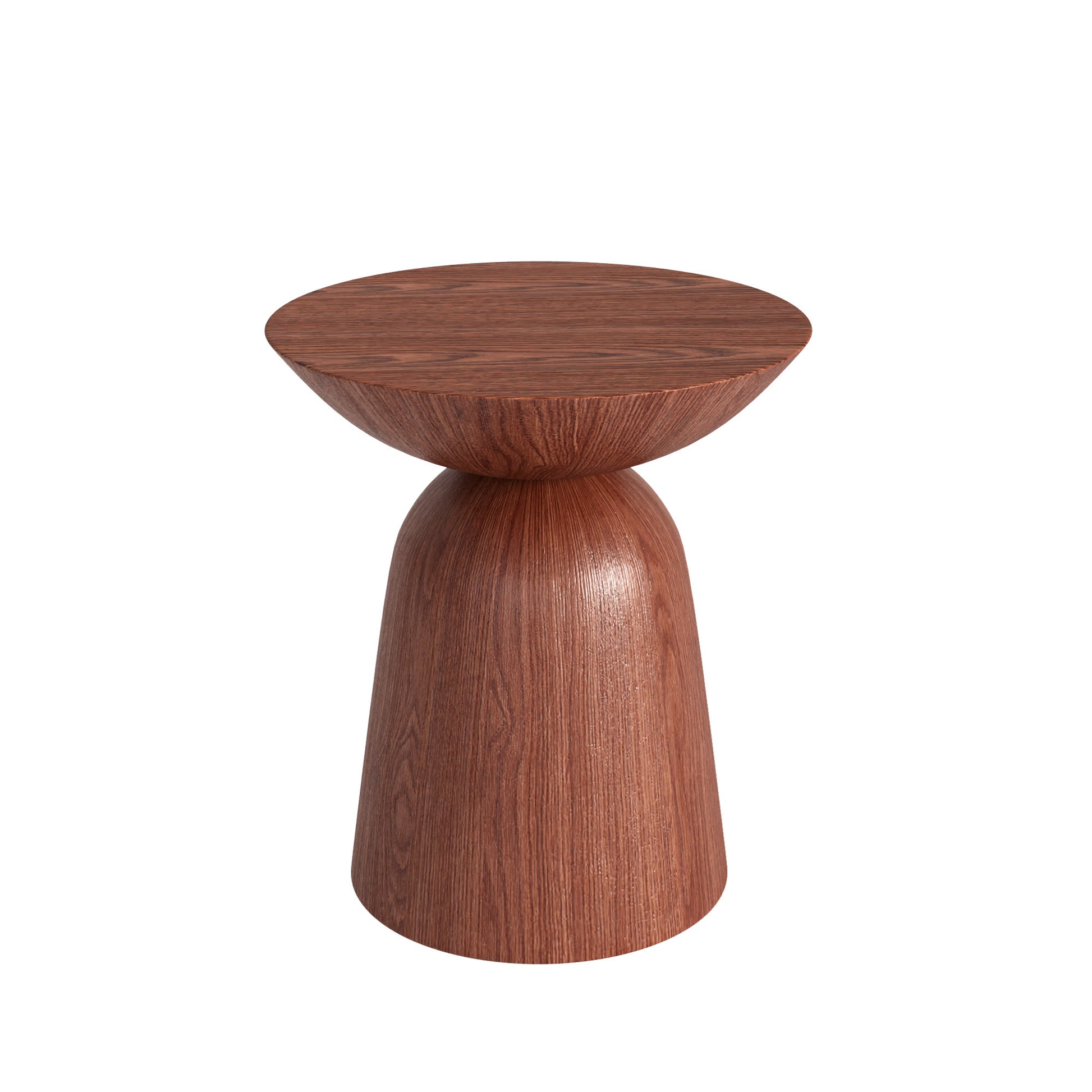 Round Hourglass-shaped Side Table - image 5